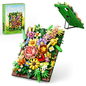 HXTTBD Pretty Spring Flower Sea Bouquet assembly phase, a calming creative project