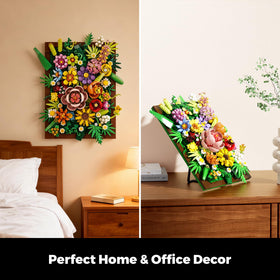 HXTTBD Pretty Spring Flower Sea Bouquet with lifelike roses for serene home decor
