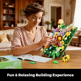 HXTTBD Pretty Spring Flower Sea Bouquet photo frame display ready to elevate your table