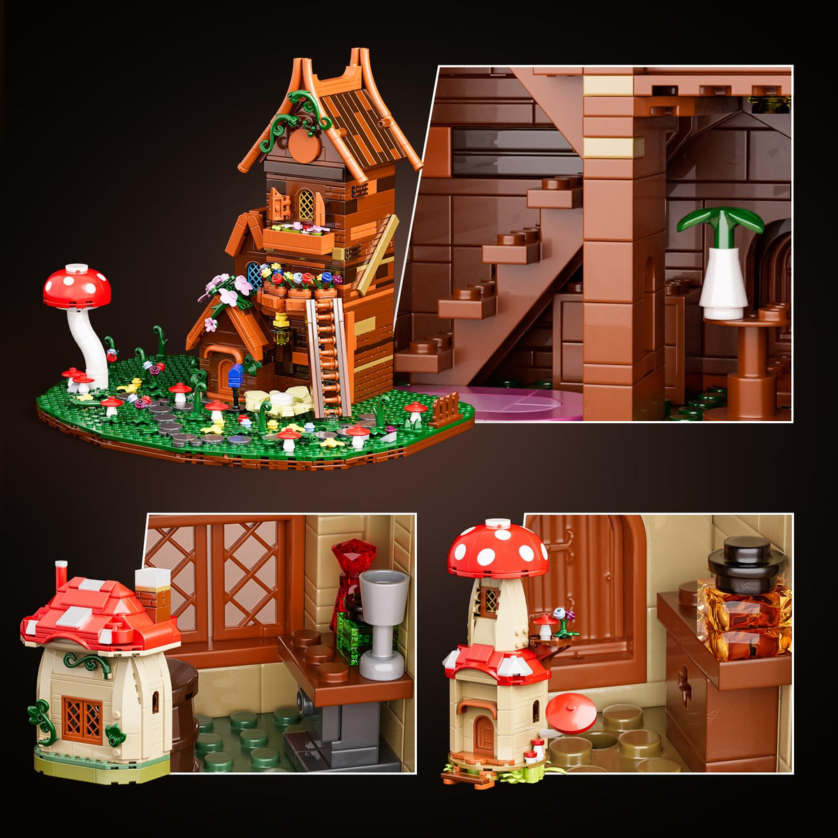 HXTTBD external staircase and balcony, expanding play scenarios and access.