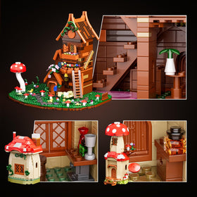 HXTTBD external staircase and balcony, expanding play scenarios and access.