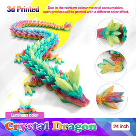 HyBaiS poseable 3D dragon figure showing articulated joints for dynamic poses.
