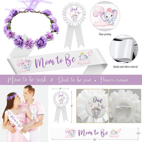 HYCSANBAO dad to be pin provides a playful touch for couple photos