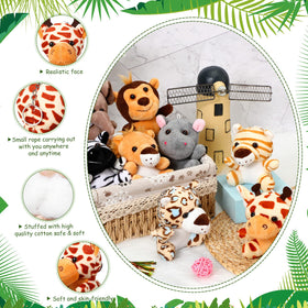 HyDren tiger plush with clip, ideal as classroom prizes.