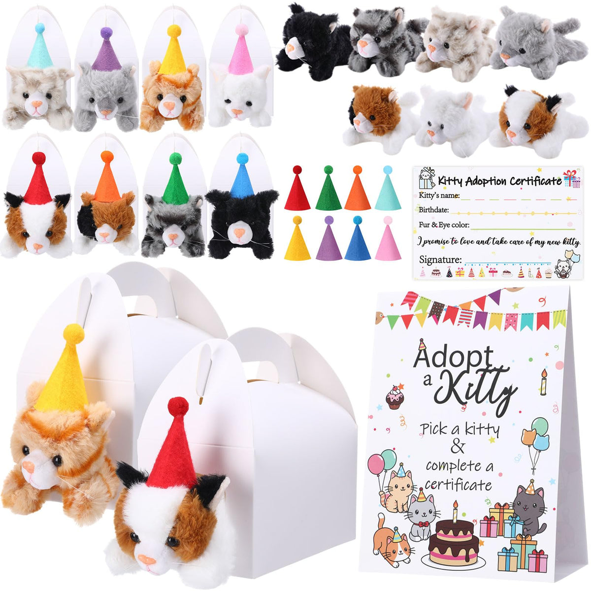 HyDren adopt a kitty sign for party decor and ceremonies