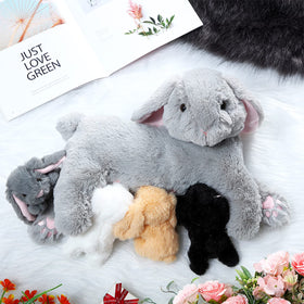 HyDren bunny toy set arrives in gift-ready packaging for occasions.