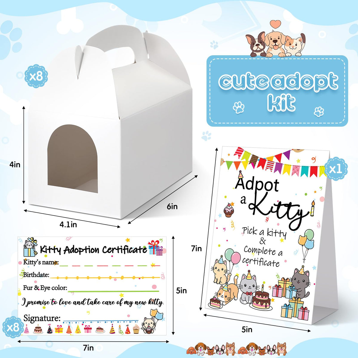 HyDren cat adoption certificate close-up for ceremonial keepsakes