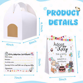 HyDren cat adoption certificates ready for personalized adoption ceremonies