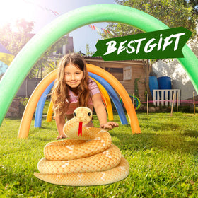 HyDren flexible vertebrae snake stays posed for creative setups.