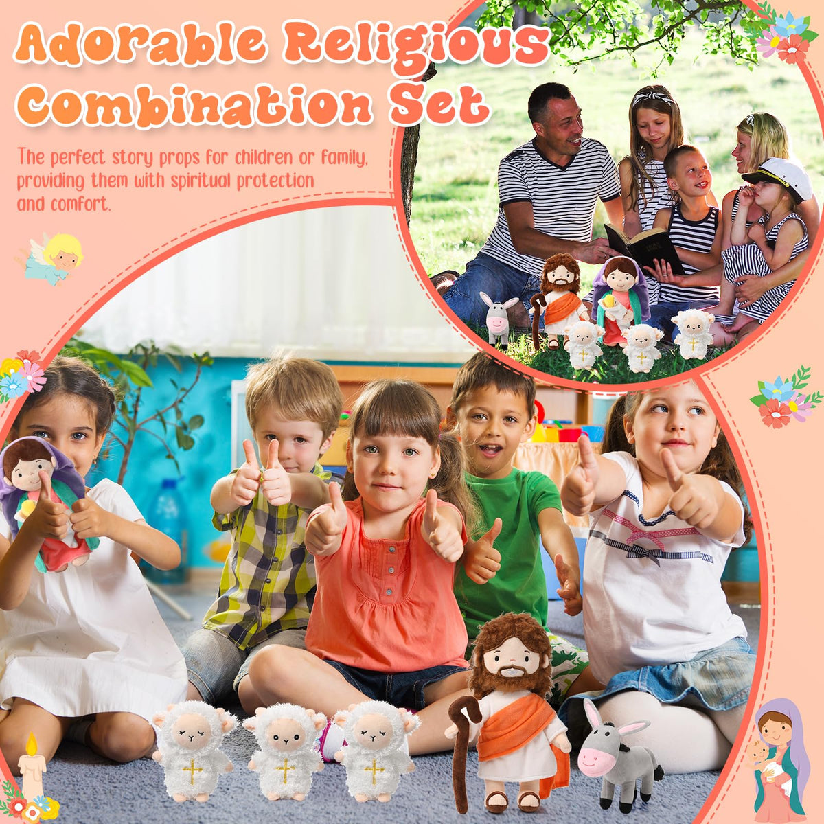 HyDren complete plush set for baptisms, Easter, and family moments
