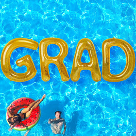 HyDren GRAD 48-inch pool letters float for bold photo moments