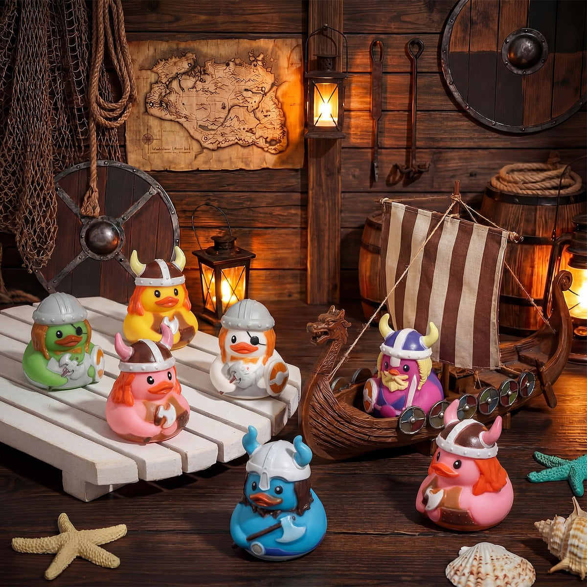 HyDren medieval ducks perfect as party favors and centerpieces