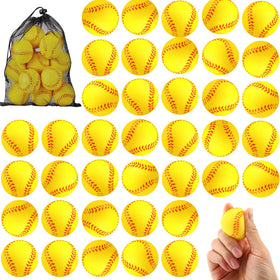 HyDren mini softball stress balls 72-pack in a palm-friendly 4 cm size for portable stress relief.