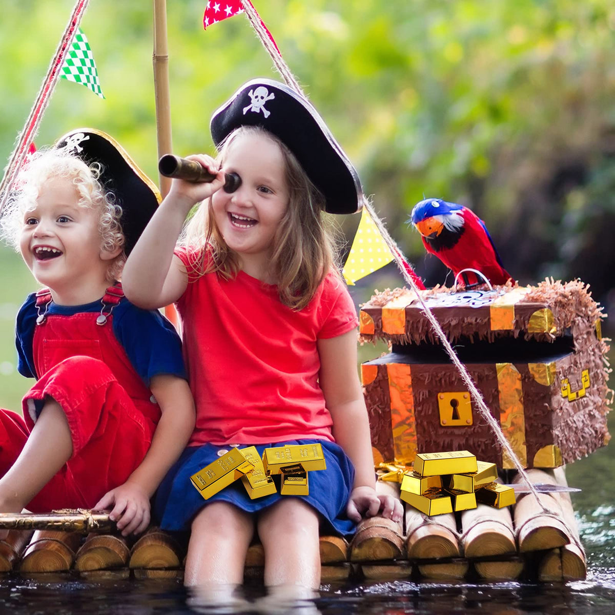 HyDren pirate and western themed decor elevates party ambience.