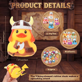 HyDren mini pirate ducks ideal for bath time play and storytelling