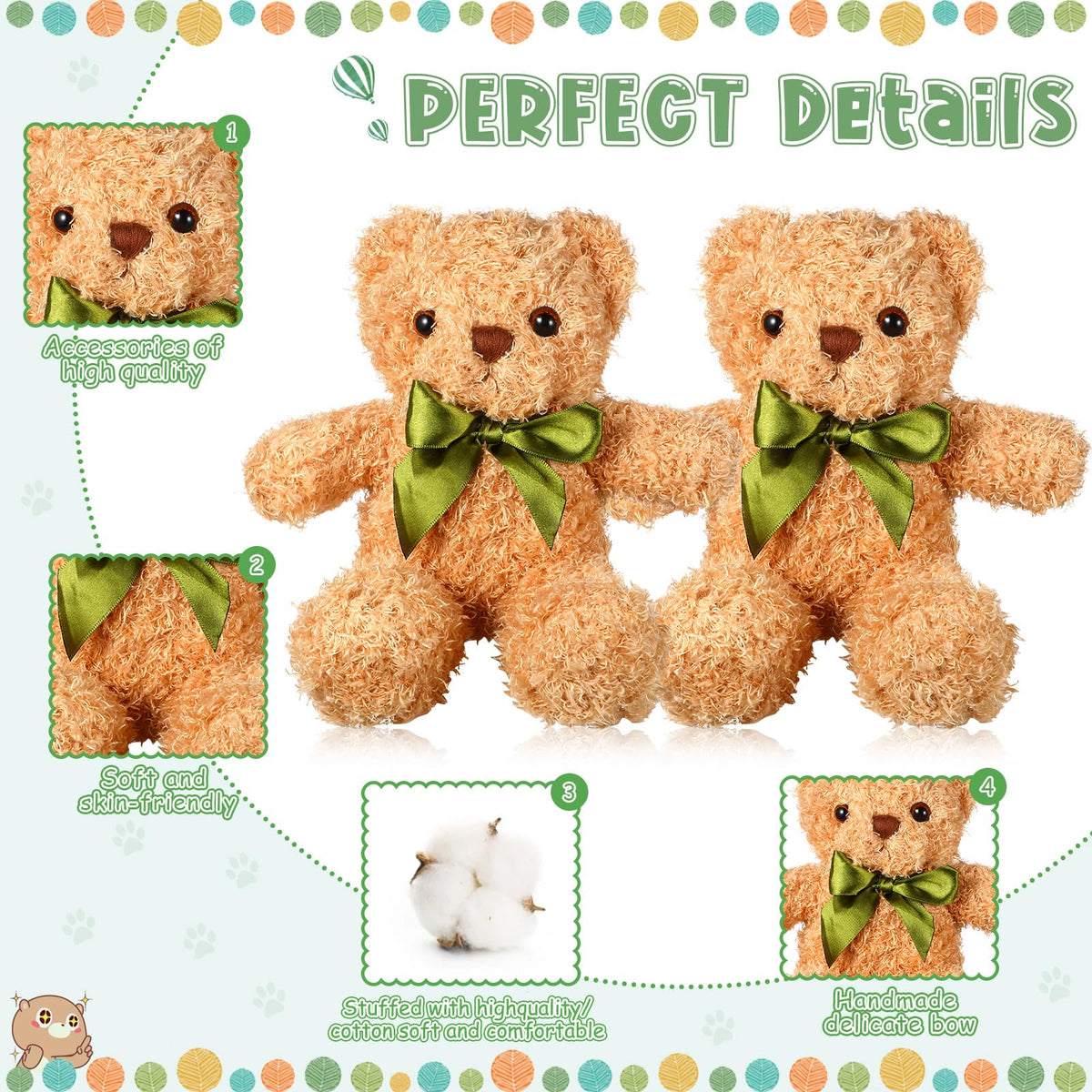 HyDren bear display-ready plush, perfect for shelves and desks.