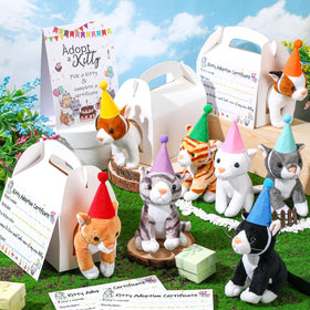 HyDren plush cat eight styles lineup highlights soft textures and bright colors