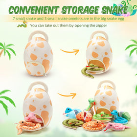 HyDren small snake eggshells for interactive hatch-and-learn play.