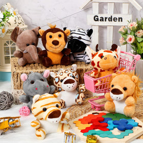 HyDren tiger mini plush perfect for plush zoo displays.