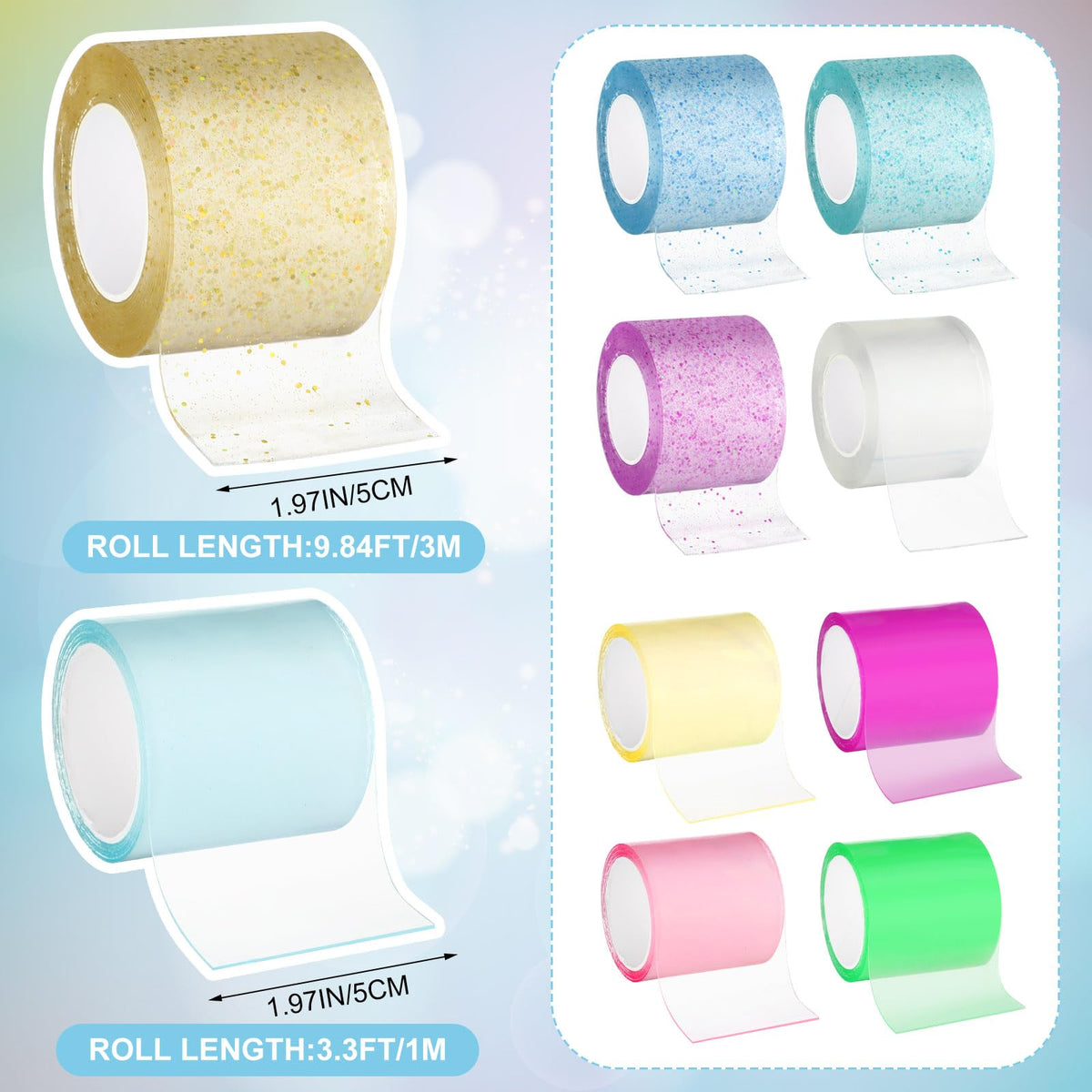 HyDren nano tape width 1.97 inches for sturdy coverage