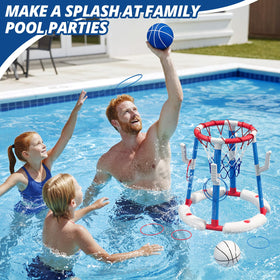 HYES 360-degree shooting angle lets players aim from all pool sides.
