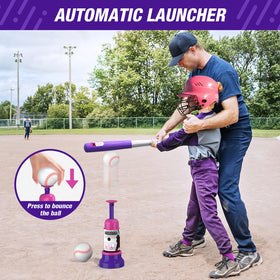 HYES 4-in-1 retractable bats with comfortable grip for easy swings.