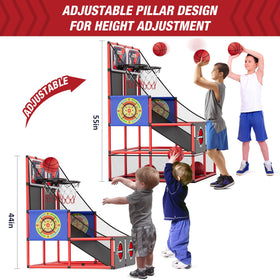 HYES arcade height adjustable pillars from 44 to 55 inches