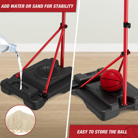HYES adjustable-height unit adapts to kids up to 72.4 inches tall.