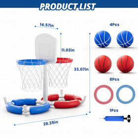 HYES anti-tip base water-fill design keeps the set stable during play