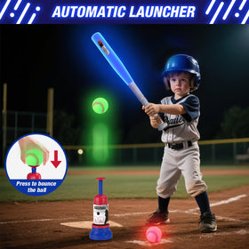 HYES automatic ball launcher for instant batting action