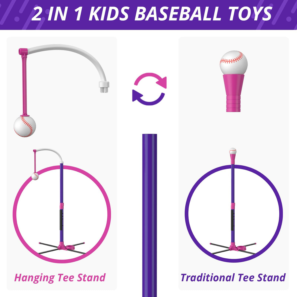 HYES baseball set quick assembly with clear instructions