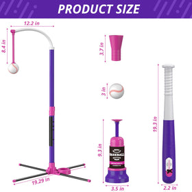 HYES baseball set safe rounded edges protect little hands
