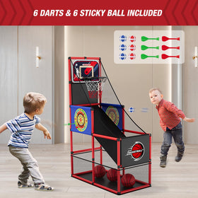 HYES bottom storage keeps extra balls neatly stored.