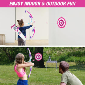 HYES compact archery set ready for indoor and outdoor fun.