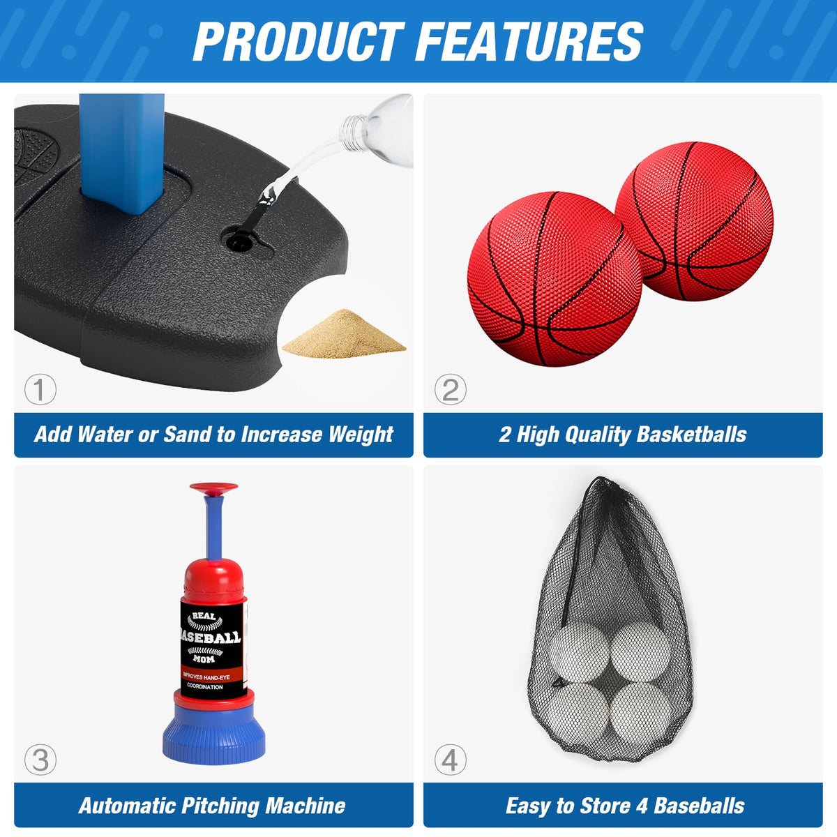 HYES easy-assembly set saves time with included parts and no tools.