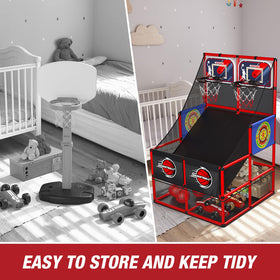 HYES easy-installation guide and bottom storage for extras