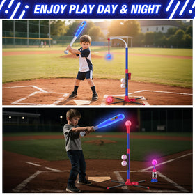 HYES four softballs designed for safe, gentle hits