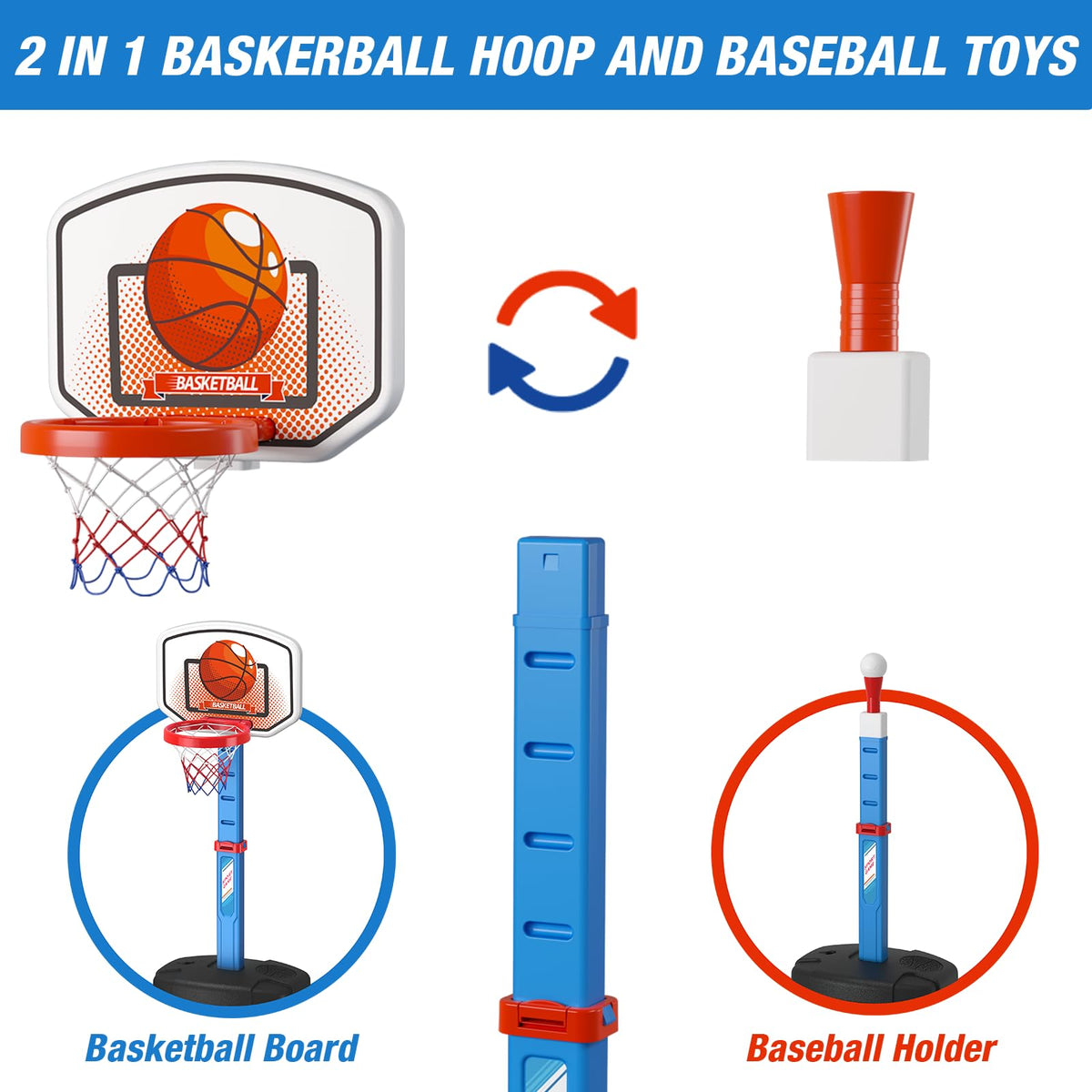 HYES indoor-outdoor toy supports versatile play in any space.