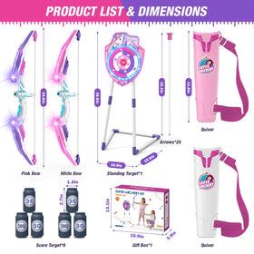 HYES kids archery set supports safe, active indoor and outdoor fun