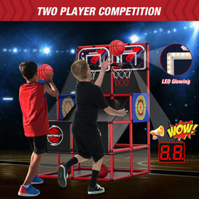 HYES LED backboard displays clear scores for indoor or outdoor play