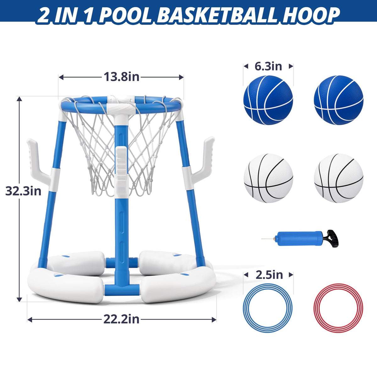 HYES portable and lightweight hoop for easy transport.