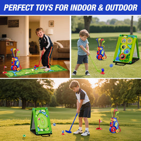 HYES putting mat with obstacles for engaging indoor practice and progression
