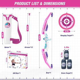 HYES safe materials and soft suction arrows support supervised play.