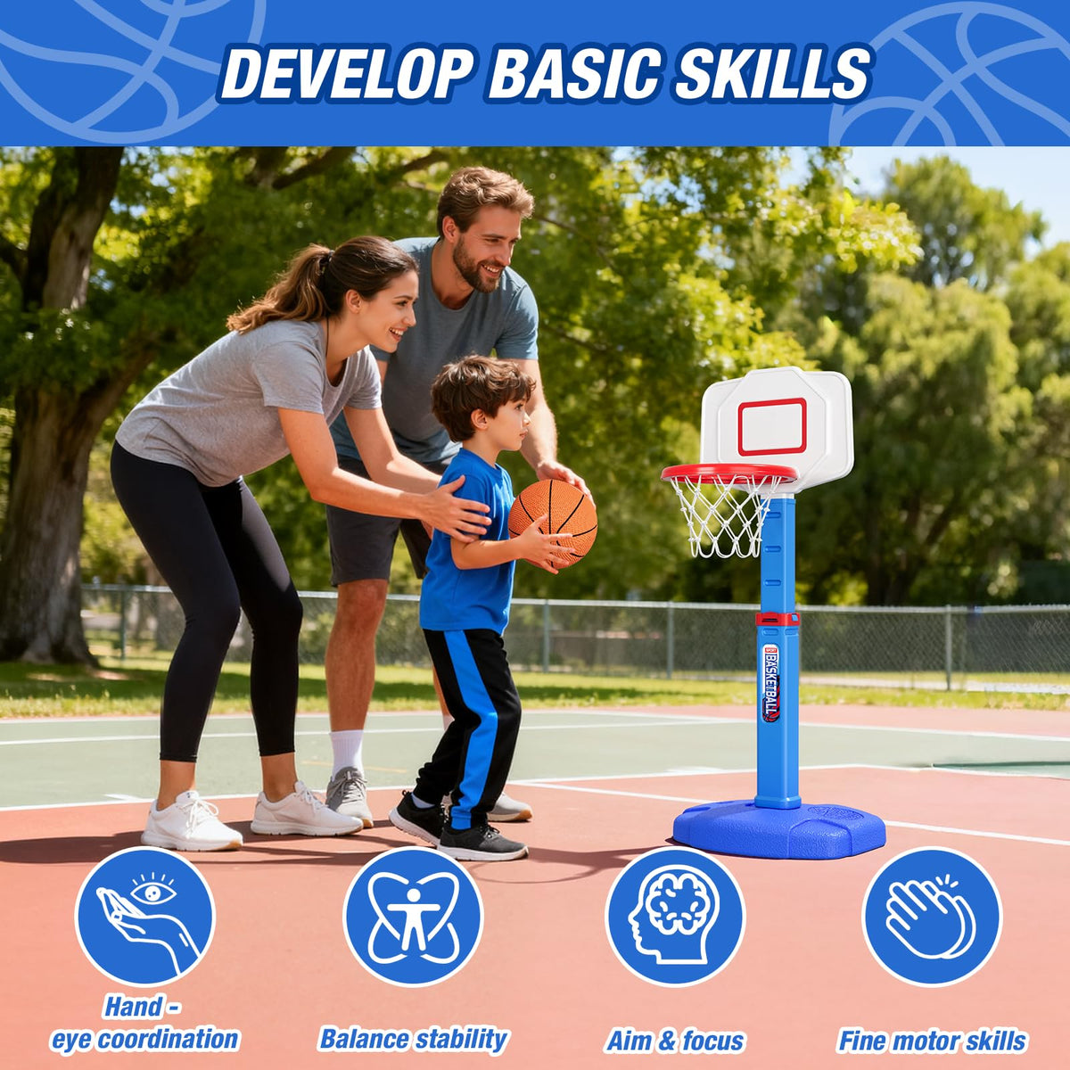 HYES soft mini ball suits small hands for gentle shooting