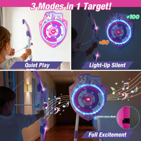 HYES standing glow target lights up for day and night shooting