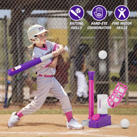 HYES Tball set storage bag keeps all components organized.