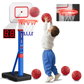 HYES Toddler Hoop with scoreboard for real-time scores in play