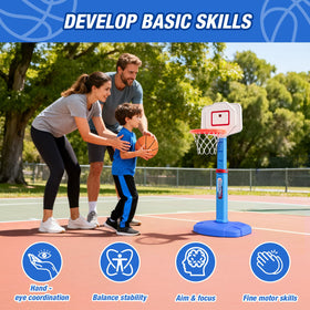 HYES durable, kid-friendly materials and soft mini balls.