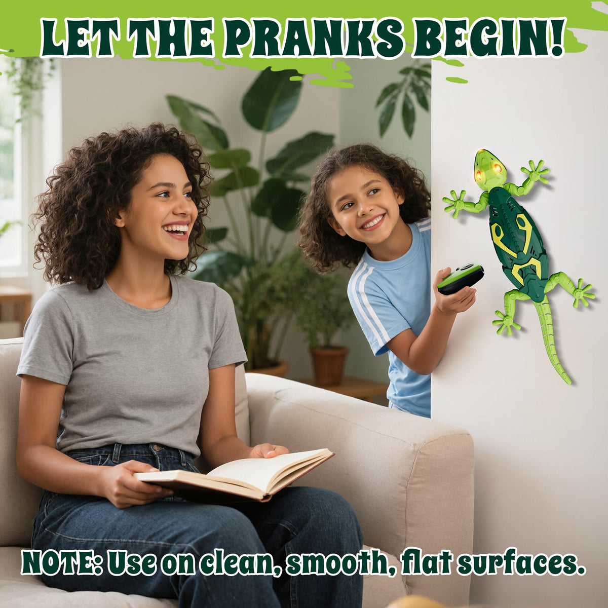 Ground mode enables natural crawling on floors for dynamic play.