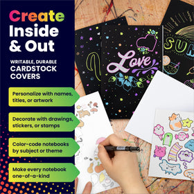 Hygloss blank books ideal for kid doodling and imaginative stories.